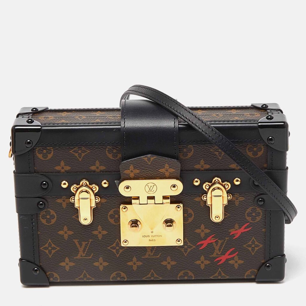 luxury-women-louis-vuitton-used-handbags-p990268-013 Louis Vuitton Monogram Canvas Petite Malle Bag