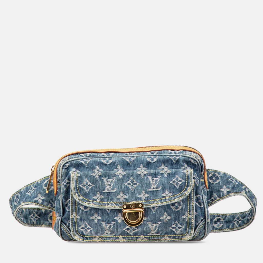 luxury-women-louis-vuitton-used-travel-p1170435-010 Louis Vuitton Monogram Denim Bum Bag