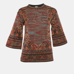 M Missoni Multicolor Patterned Knit Top M