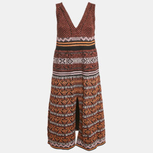 M Missoni Metallic Lurex Knit Sleeveless Dress M