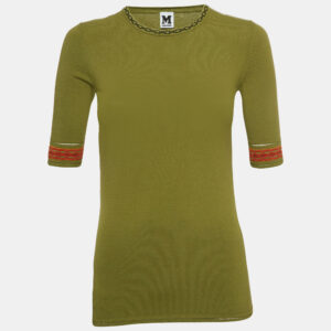 M Missoni Green Knit Top S
