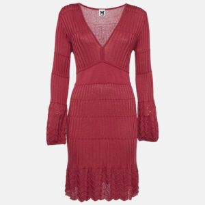 Galliano Pink Logo Textured Jersey Tie-Up Top XS