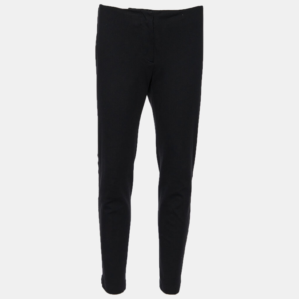 luxury-women-m-missoni-used-clothes-p639721-001 M Missoni Black Stretch Knit Leggings M
