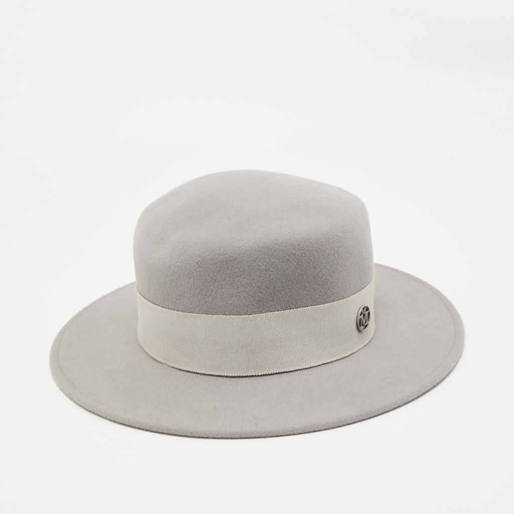 luxury-women-maison-michel-paris-new-accessories-p1159022-005 Maison Michel Paris Pearl Grey Felt Kiki Hat M