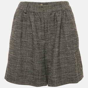 Maje Black Houndstooth Skorts L