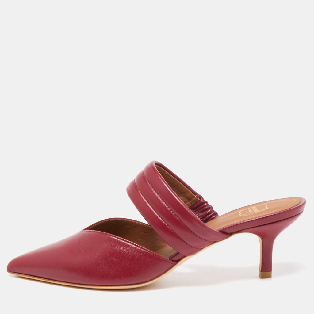 luxury-women-malone-souliers-new-shoes-p861522-006 Malone Souliers Burgundy Leather Matilda Mules Size 35.5