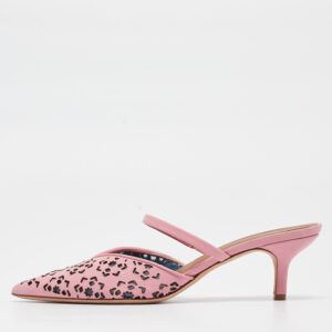 Malone Souliers Pink Leather Maureen Mules Size 38