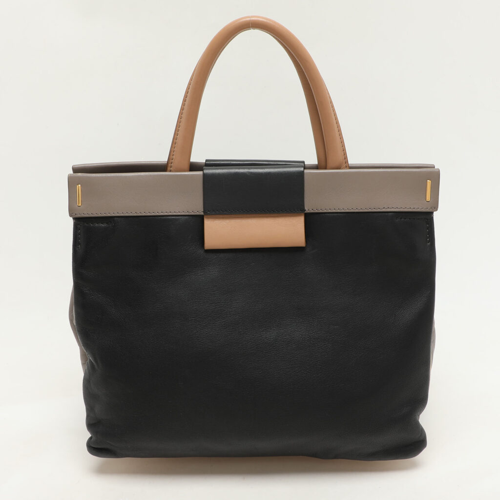 luxury-women-marc-by-marc-jacobs-used-handbags-p1156577-023 Marc by Marc Jacobs Multicolor Leather East End Colorblock Madame Hilli Tote