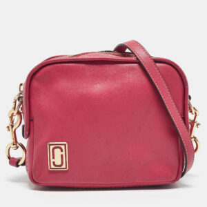 Marc Jacobs Pink Leather The Mini Squeeze Crossbody Bag