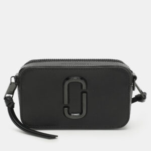 Marc Jacobs Black Patent Leather Snapshot Camera Crossbody Bag