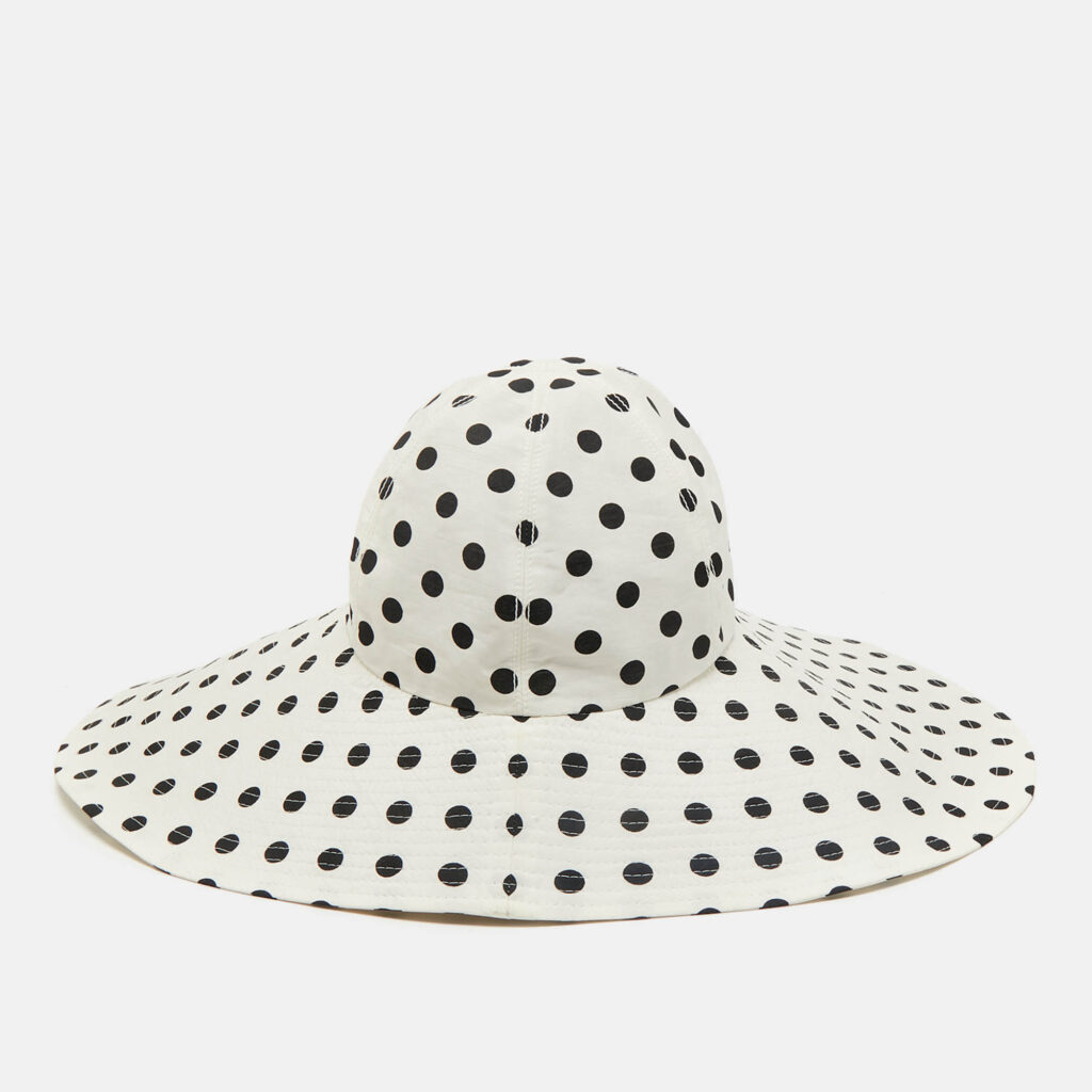 luxury-women-marianna-senchina-new-accessories-p1159366-002 Marianna Senchina White Polka Dots Floppy Hat M
