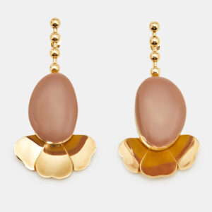 Marni Resin Gold Tone Earrings