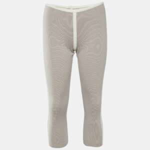 Marni Beige Cotton Knit Capri Pants S