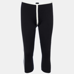 Marni Black Cotton Knit Capri Pants S