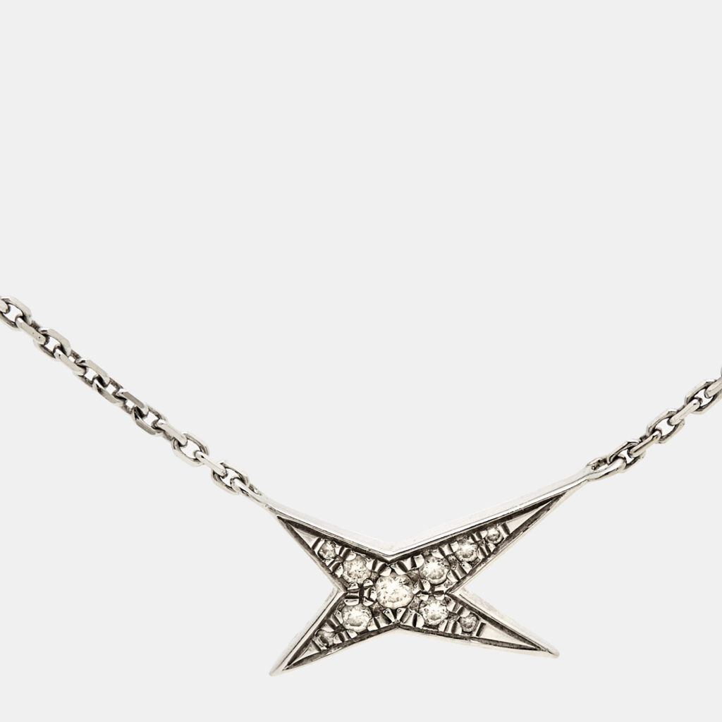 luxury-women-mauboussin-used-fine-jewelry-p839044-003 Mauboussin Valentin For You Star Diamond 18k White Gold Necklace
