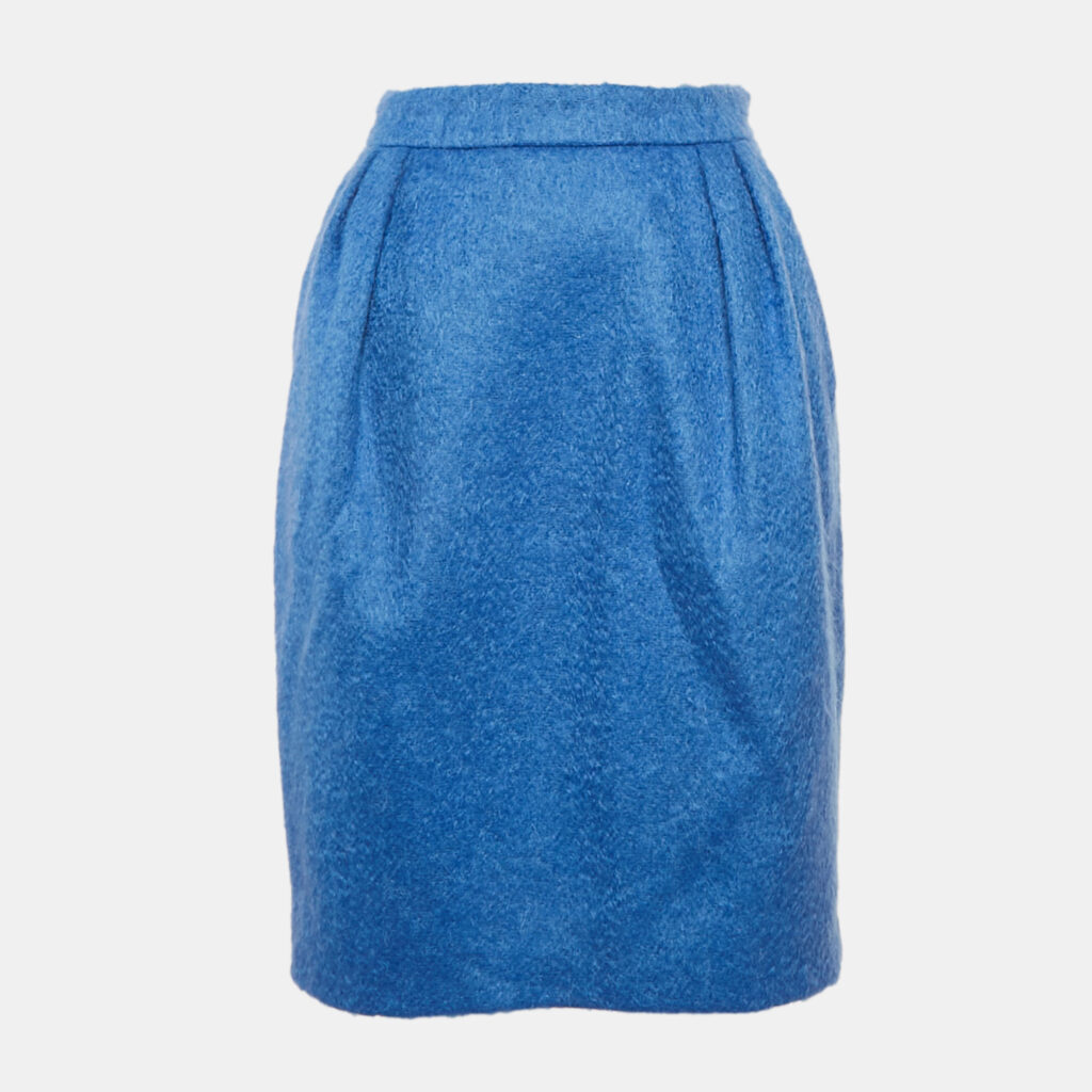 luxury-women-max-mara-new-clothes-p1112431-001.jpg Max Mara Blue Mohair Wool Turchia Skirt M