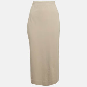 Max Mara Leisure Grey Jersey Midi Skirt S
