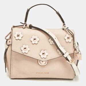 Michael Kors Tricolor Leather Small Embellished Bristol Top Handle Bag