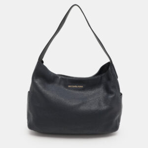 Michael Kors Navy Blue Leather Ashbury Hobo