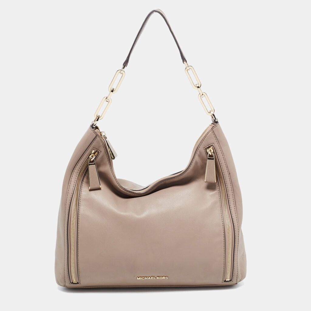 luxury-women-michael-kors-used-handbags-p827781-010 Michael Kors Beige Leather Matilda Shoulder Bag