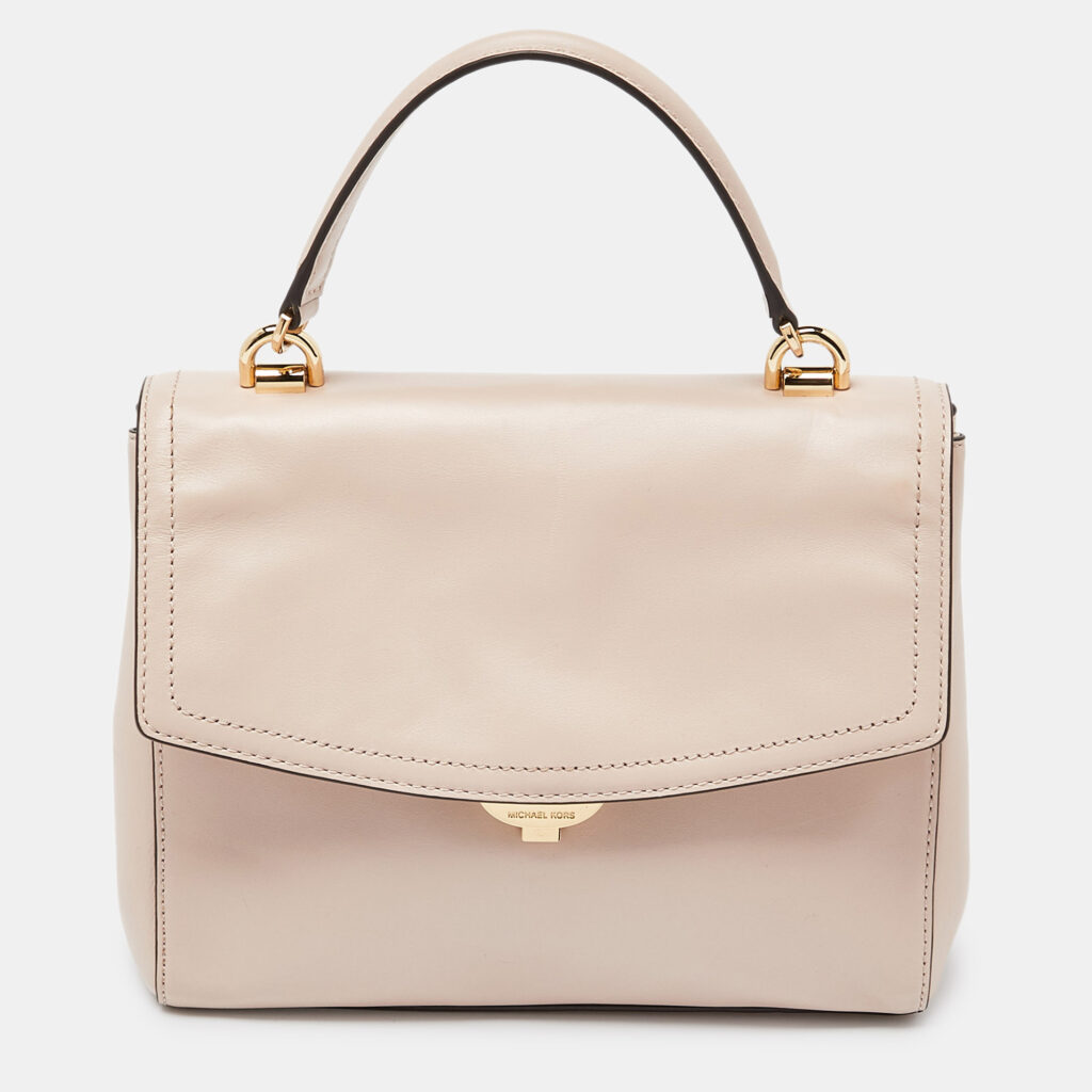 luxury-women-michael-kors-used-handbags-p994871-006 Michael Kors Pink Leather Small Ava Top Handle Bag