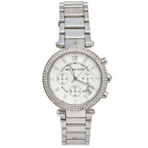 Michael Kors Silver Stainless Steel Parker MK5353 Women's Wristwatch 39 mm