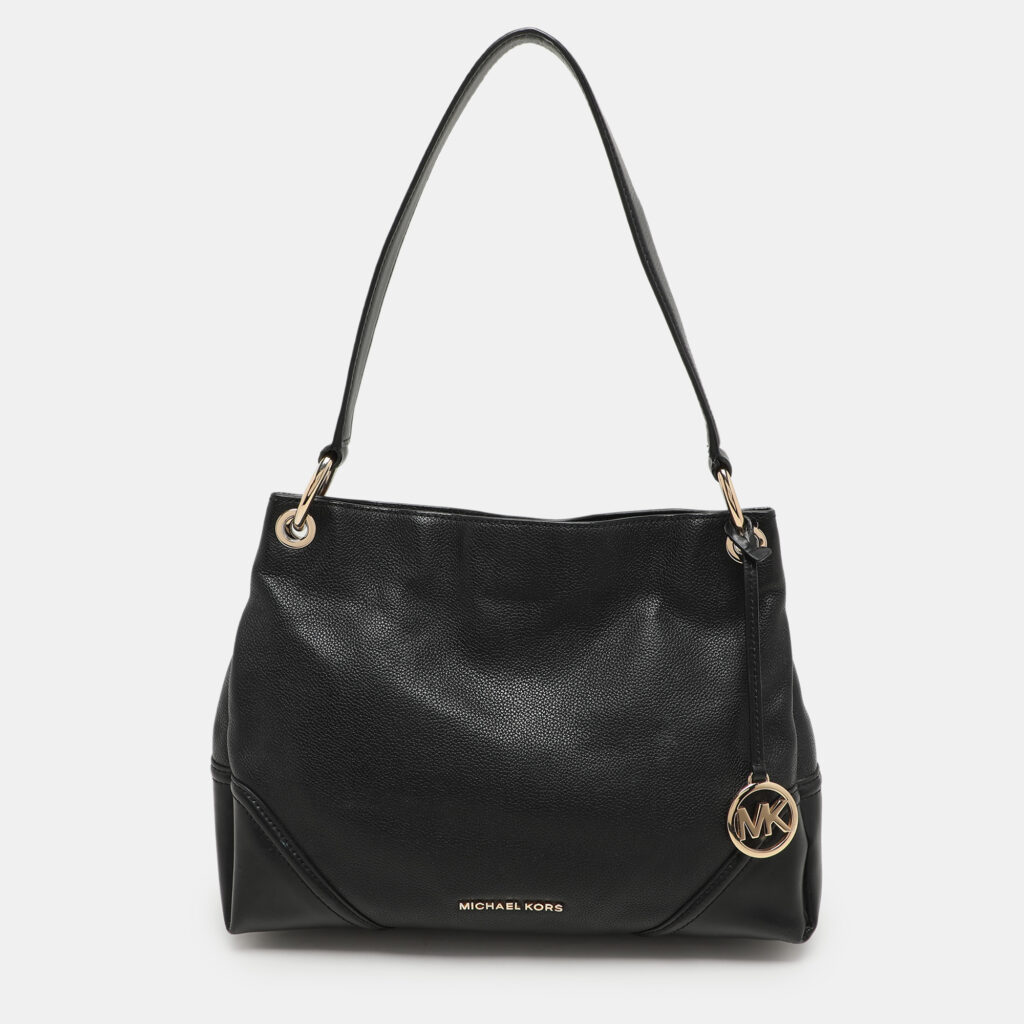 luxury-women-michael-michael-kors-used-handbags-p1136009-001.jpg MICHAEL Michael Kors Black Leather Nicole Hobo