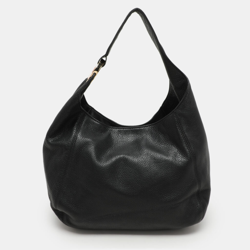 luxury-women-michael-michael-kors-used-handbags-p1136017-001.jpg Michael Michael Kors Black Leather Fulton Hobo