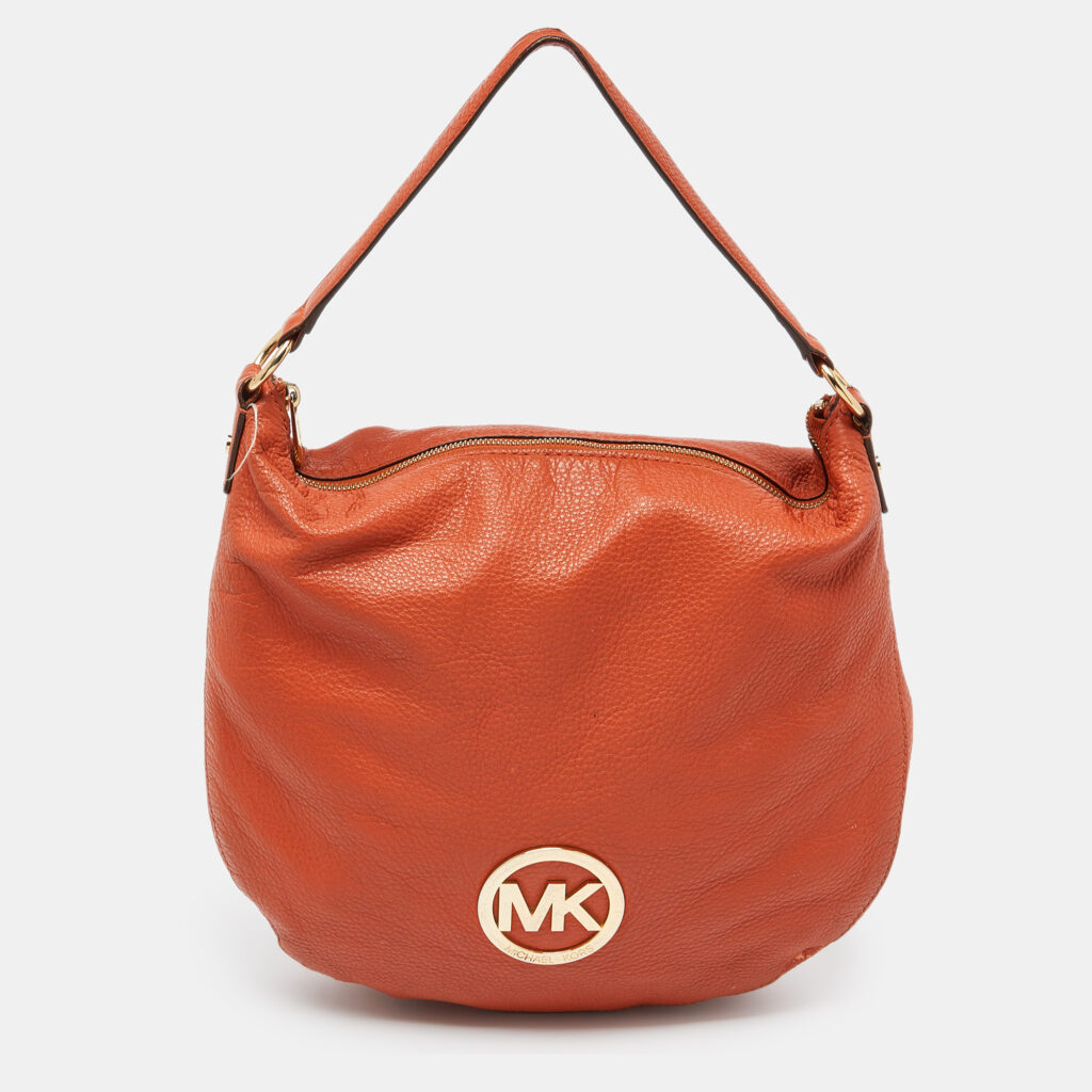 luxury-women-michael-michael-kors-used-handbags-p998840-011 MICHAEL Michael Kors Orange Leather Hobo