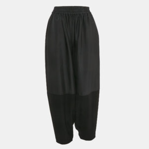 MiiN Black Crepe Paneled Pants M