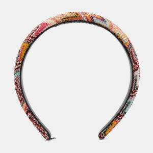 Missoni Multicolor Chevron Crochet Hairband