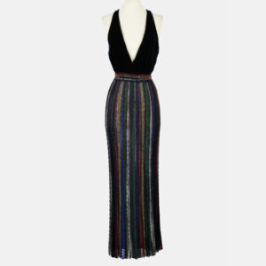 Missoni Multicolor Sleeveless Maxi Dress IT 40