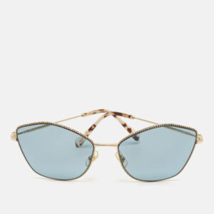 Miu Miu Blue/Gold Gradient SMU 60V Butterfly Sunglasses