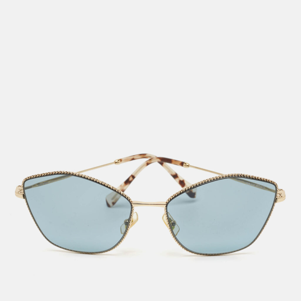 luxury-women-miu-miu-used-accessories-p1138346-003 Miu Miu Blue/Gold Gradient SMU 60V Butterfly Sunglasses