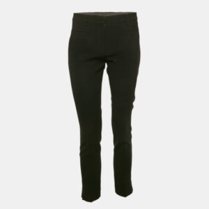 Miu Miu Black Crepe Formal Trousers S