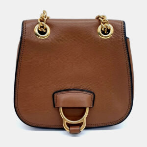 Miu Miu Grey Leather Matrasse Shoulder Bag