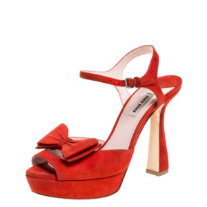Saint Laurent Paris Brown Suede Tribtoo Slingback Sandals Size 37.5