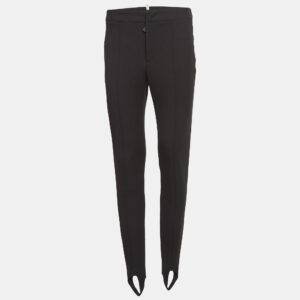 Moncler Grenoble Black Technical Jersey Stirrup Ski Pants M