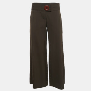 Moschino Cheap and Chic Brown Virgin Wool Culottes M