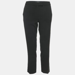 Moschino Cheap and Chic Black Crepe Formal Trousers M