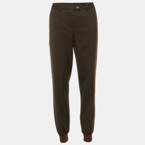 Moschino Cheap and Chic Brown Wool Joggers M
