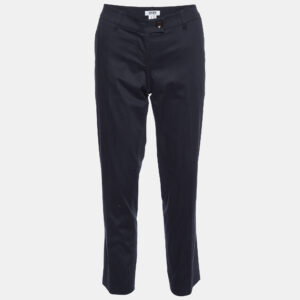 Moschino Cheap and Chic Black Cotton Tailored Trousers M