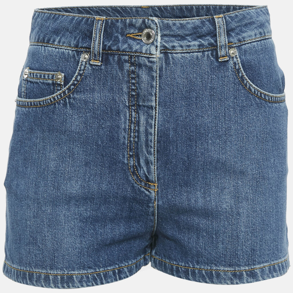 Moschino Couture Blue Denim Shorts S