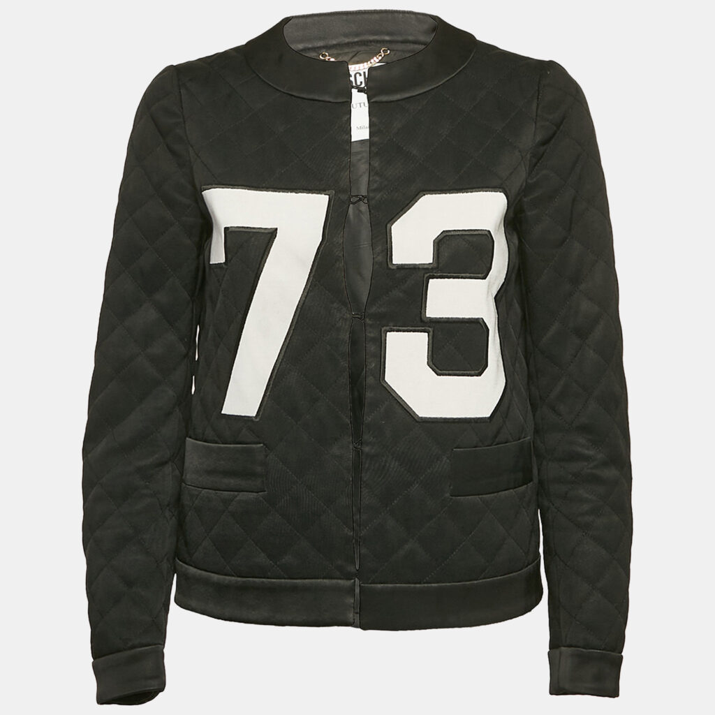 luxury-women-moschino-couture-used-clothes-p1149887-001 Moschino Couture Black Quilted Synthetic Jacket S