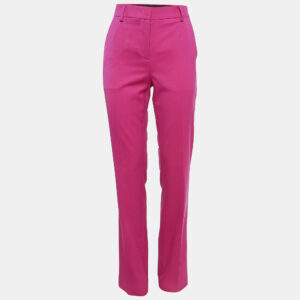 Moschino M05CHIN0 Jeans Pink Gabardine Trousers XS