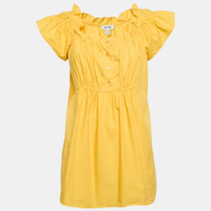 Moschino Yellow Cotton Tunic M