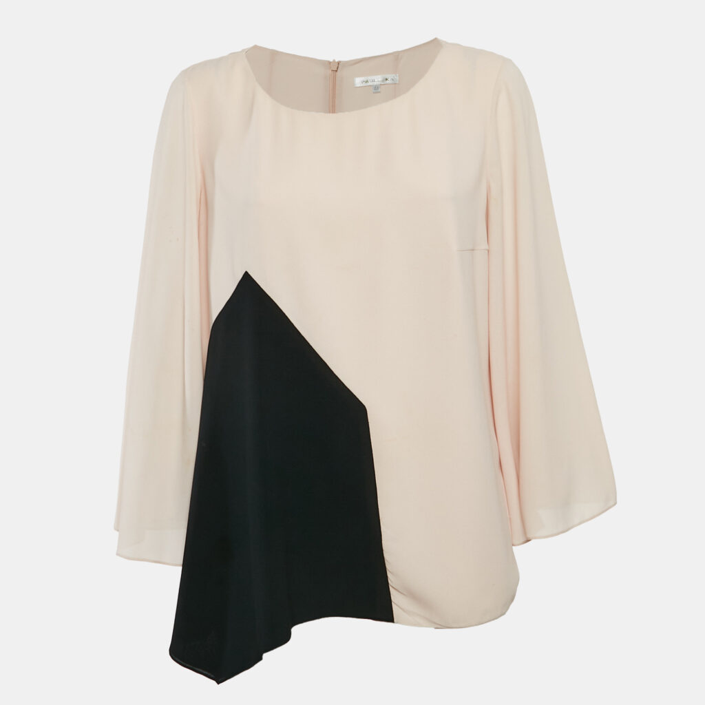 luxury-women-paule-ka-used-clothes-p1123007-002 Paule Ka Pink Crepe Flared Sleeve Blouse L