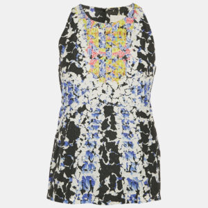 Peter Pilotto Multicolor Printed Silk Sleeveless Top S