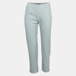 Piazza Sempione Blue Stretch Cotton Audrey Trousers M