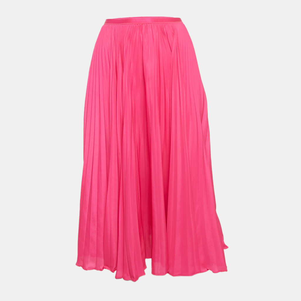 luxury-women-polo-ralph-lauren-new-clothes-p1126944-002 Polo Ralph Lauren Pink Plisse Crepe Midi Skirt S
